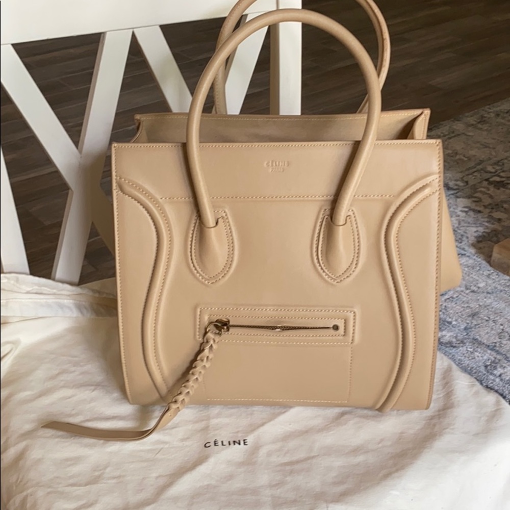 Beautiful neutral classy tote bag